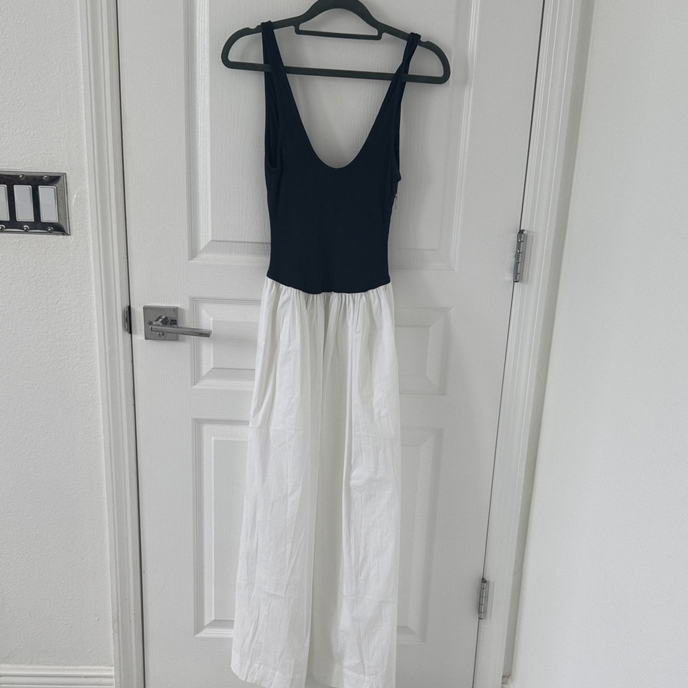 Solid & striped Samantha navy & White Sleeveless dress - Scoop Neck XS